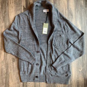 Men's gray cardigan